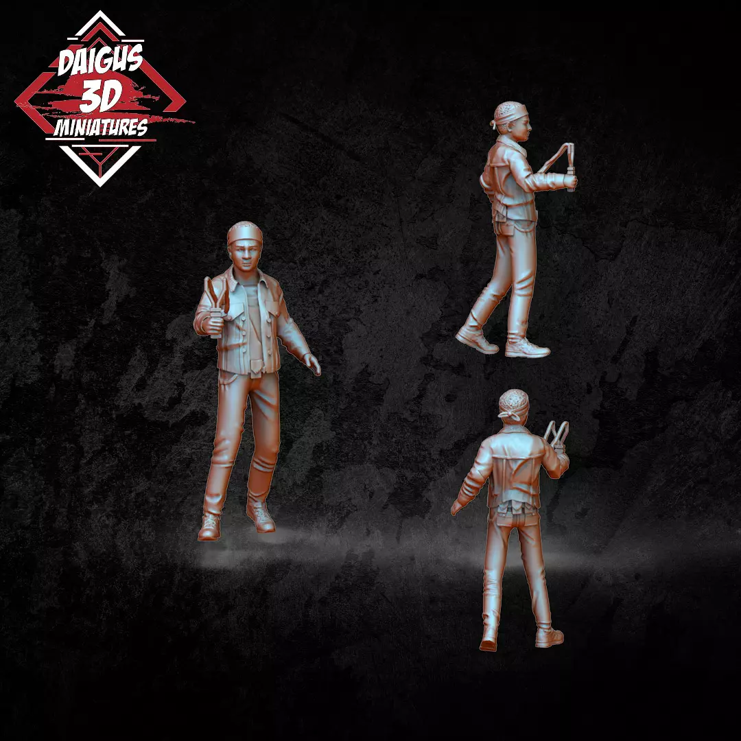 LUCAS STRANGER THINGS 3D print model_0