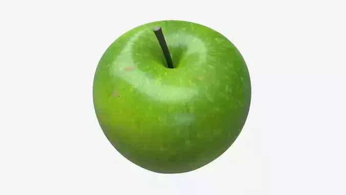 Apple single fruit green