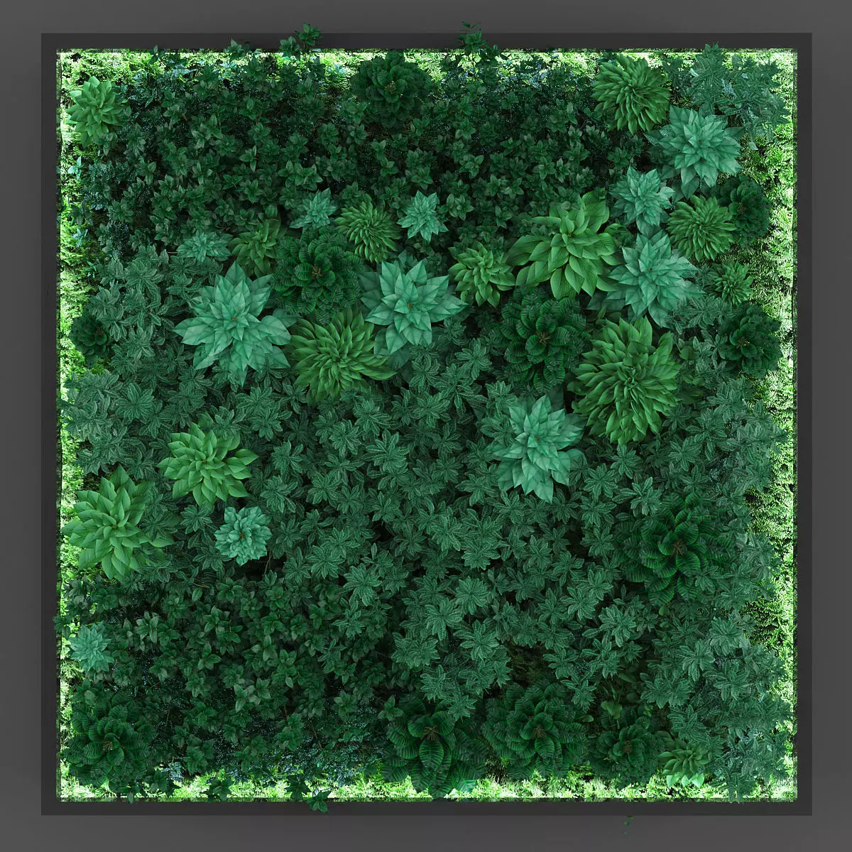 Vertical garden 173 Low-poly 3D model_0
