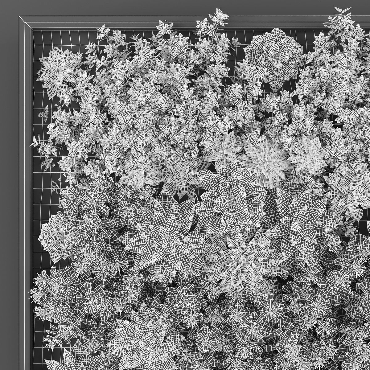 Vertical garden 173 Low-poly 3D model_2