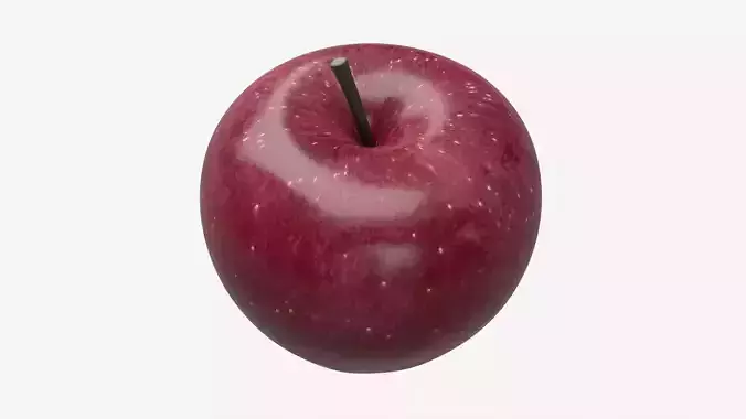 Apple single fruit red