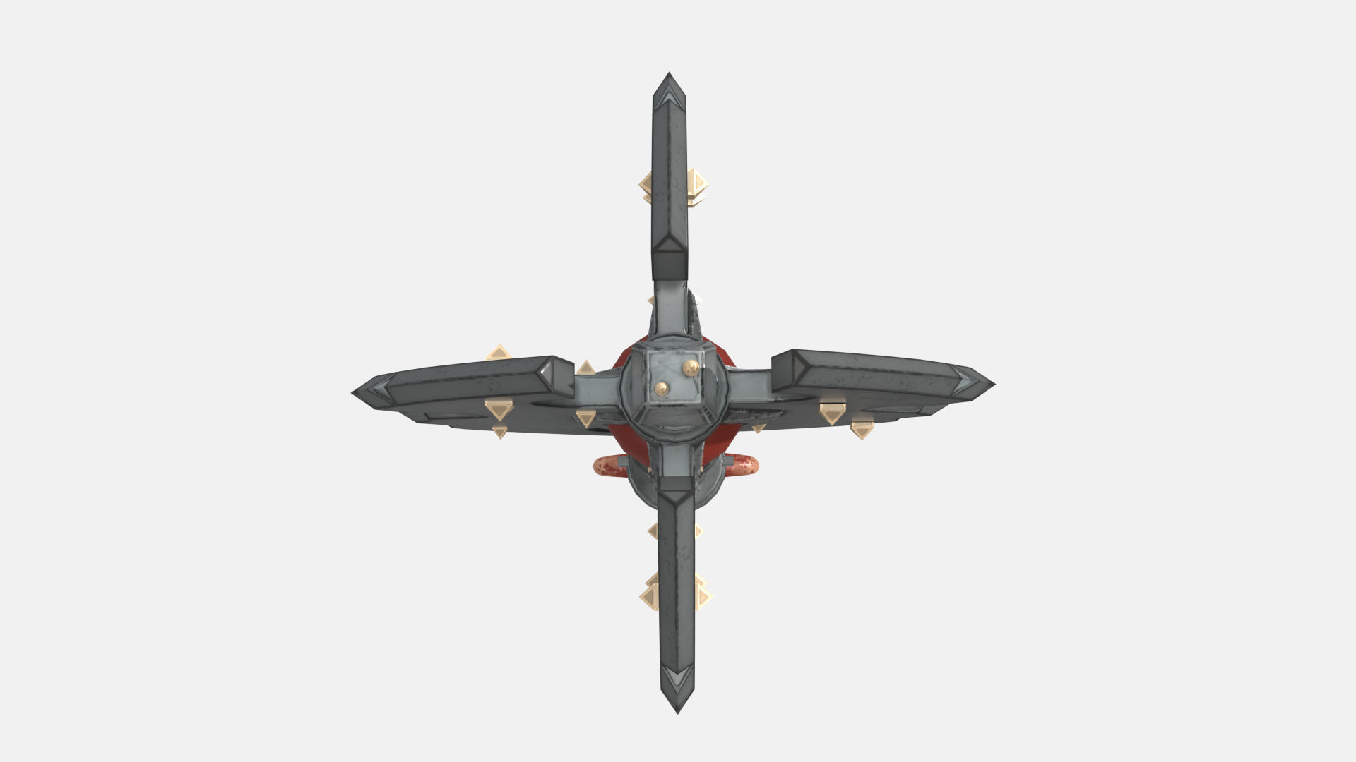 Troll Axe Low-poly 3D model_5