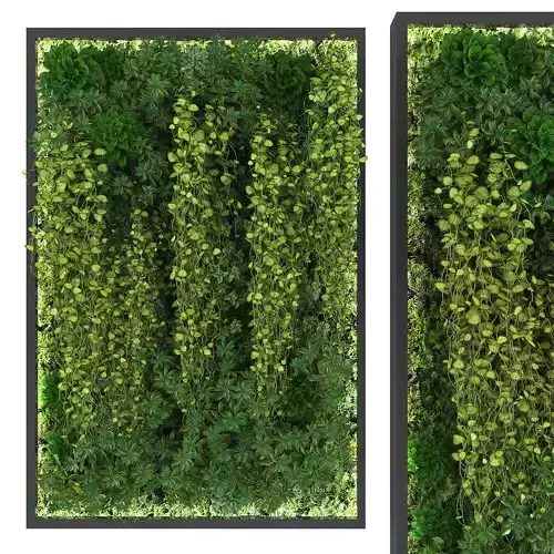 Vertical garden 174 Low-poly 3D model