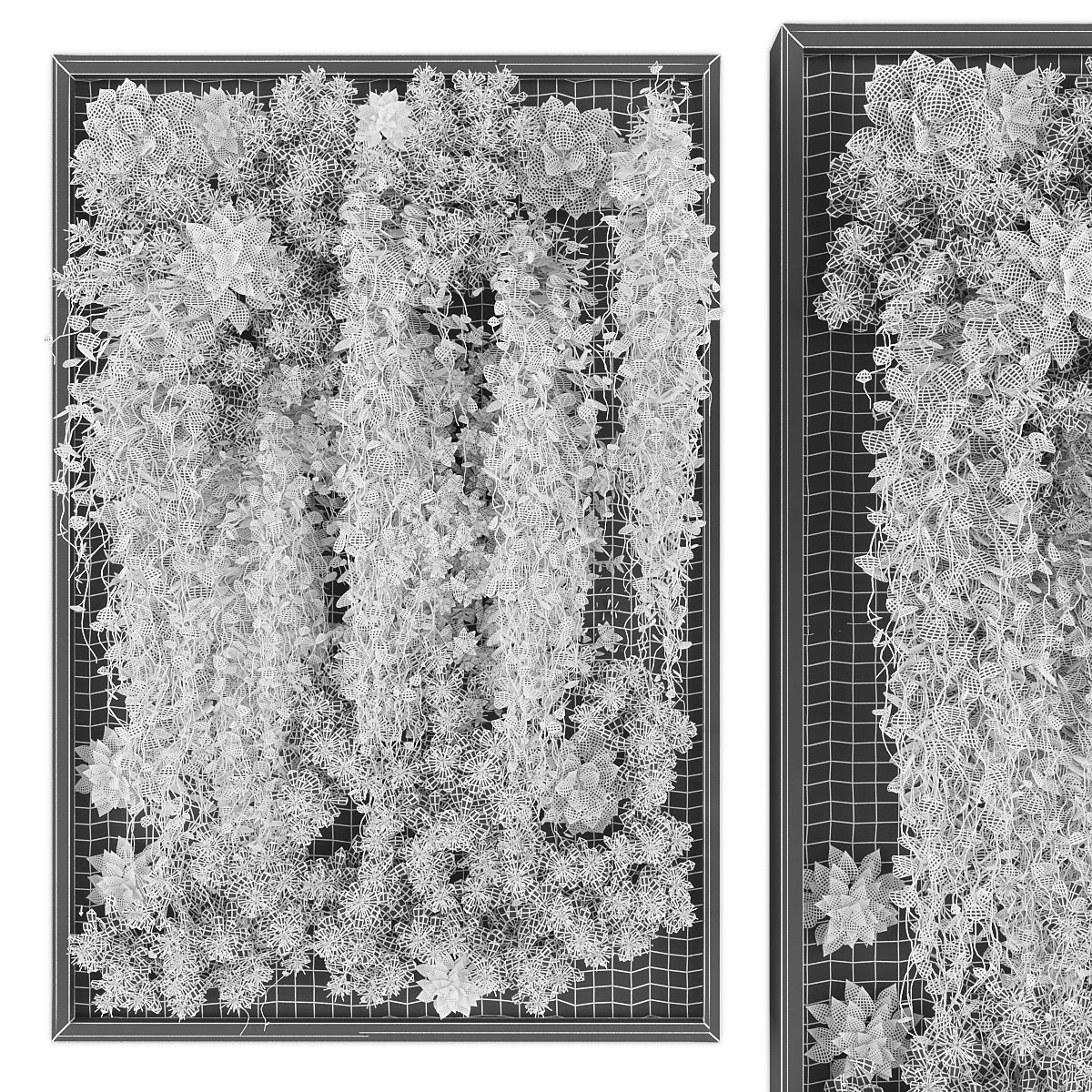 Vertical garden 174 Low-poly 3D model_2