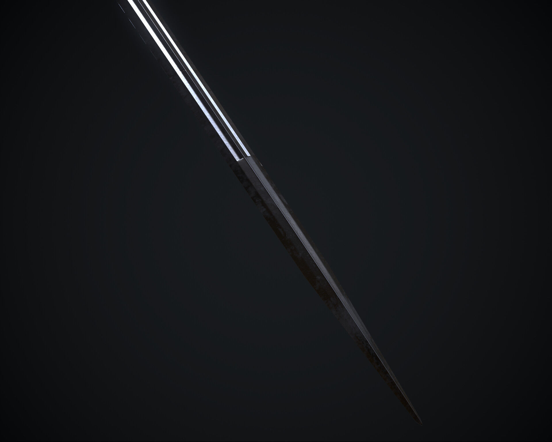 Hired knight Low-poly 3D model_12