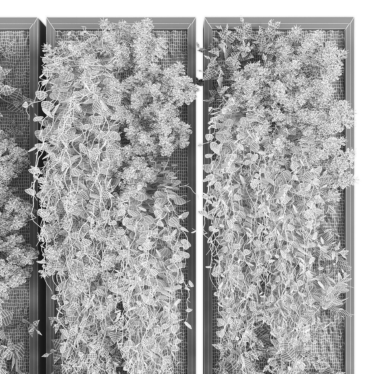 Vertical garden 175 Low-poly 3D model_3