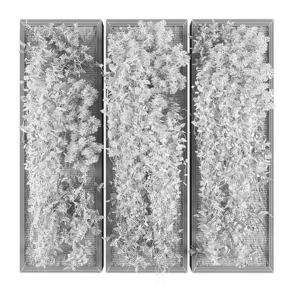 Vertical garden 175 Low-poly 3D model_2