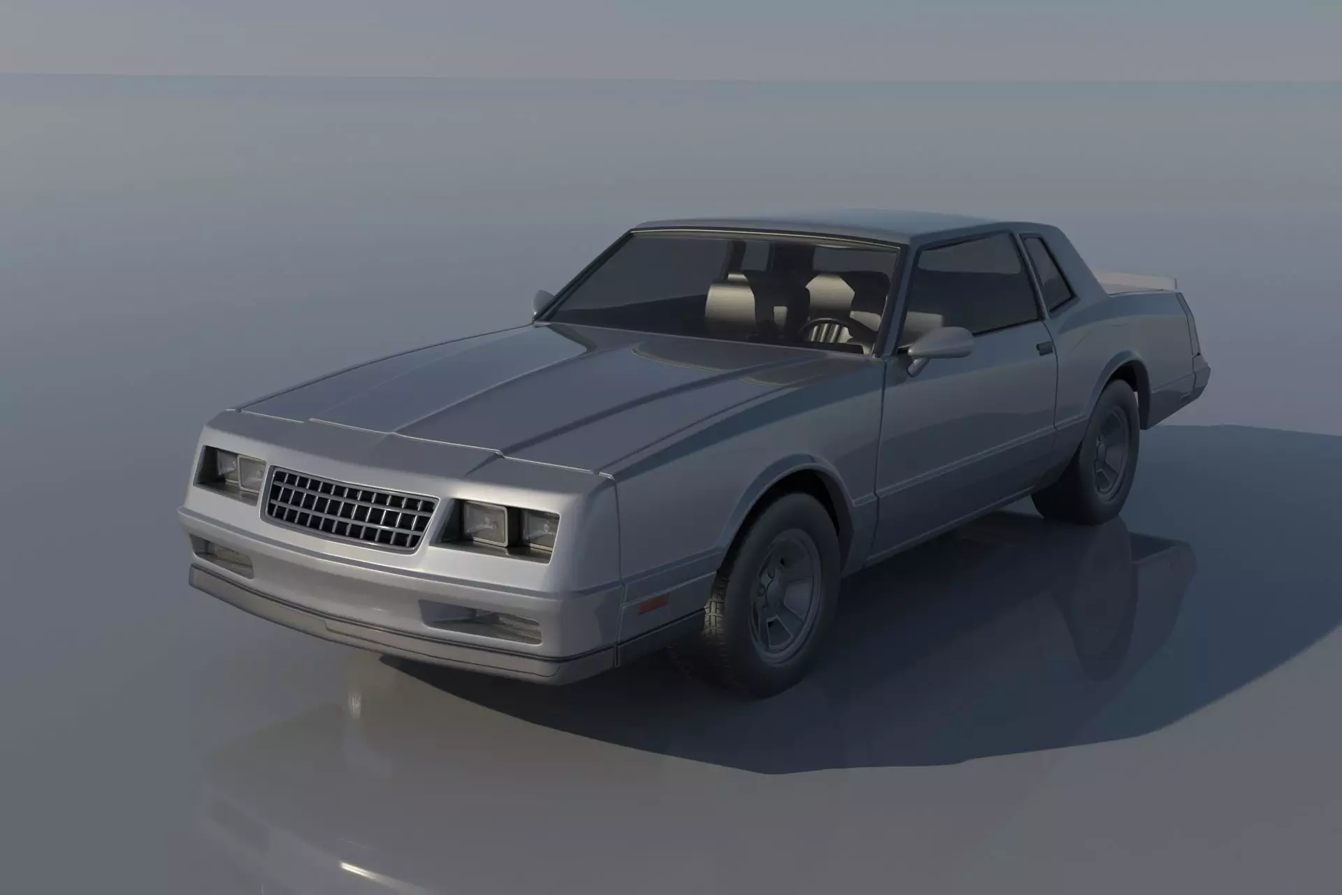 Chevrolet Monte Carlo SS 1987 3D print model_0