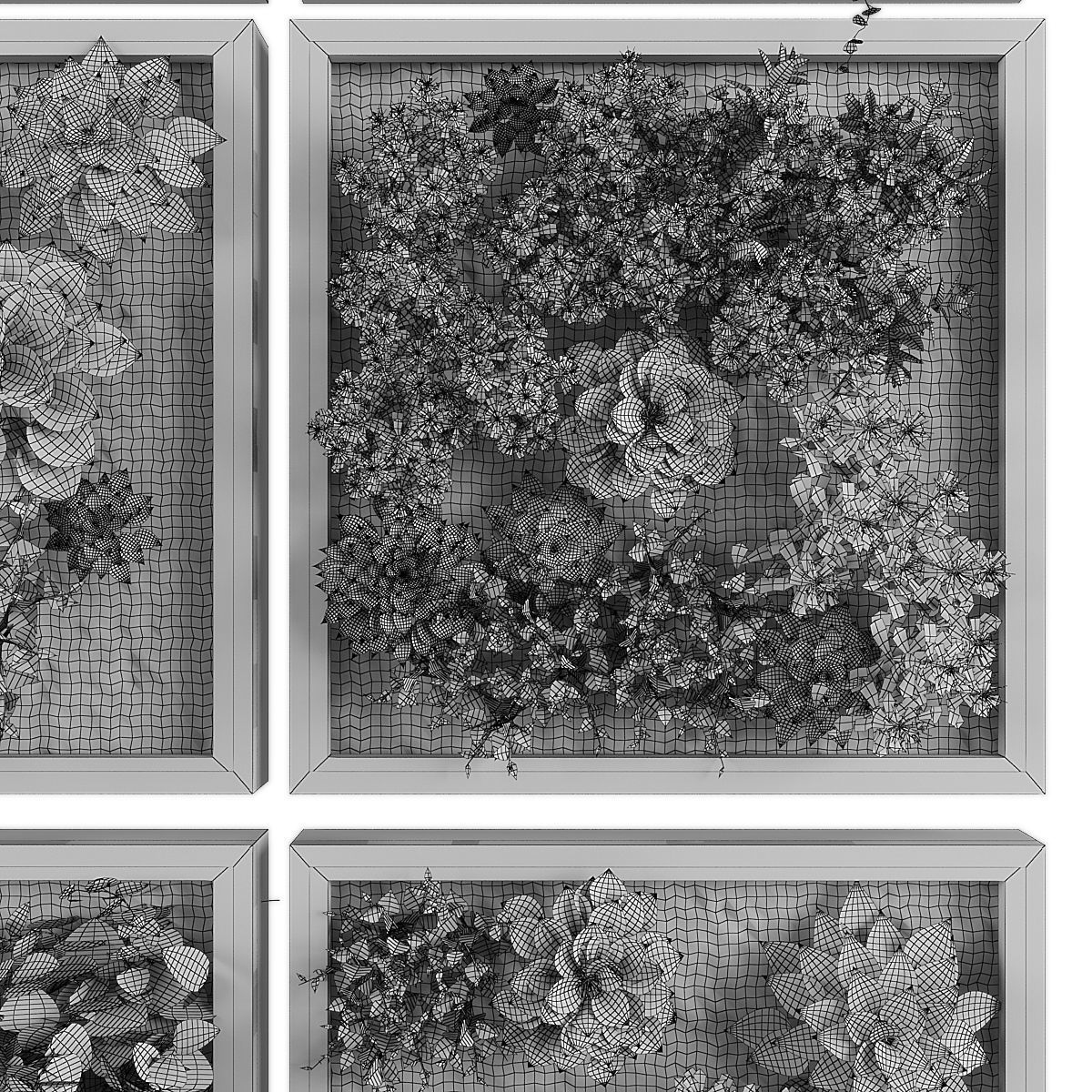 Vertical garden 181 Low-poly 3D model_3