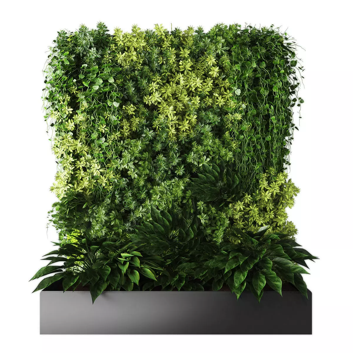 Vertical garden 182 Low-poly 3D model_0