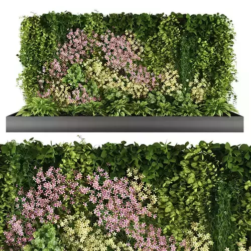 Vertical garden 183 Low-poly 3D model