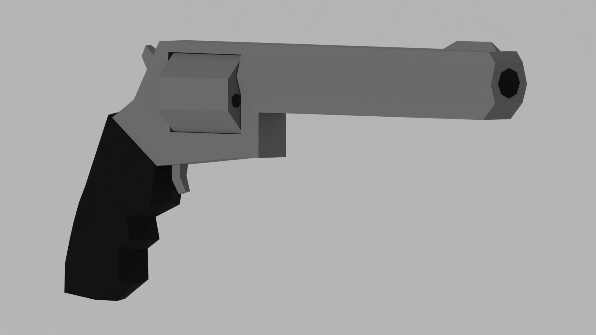 Low-poly pistols pack Low-poly 3D model_17