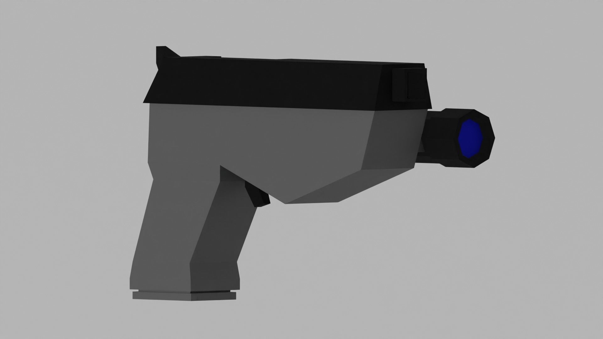 Low-poly pistols pack Low-poly 3D model_15