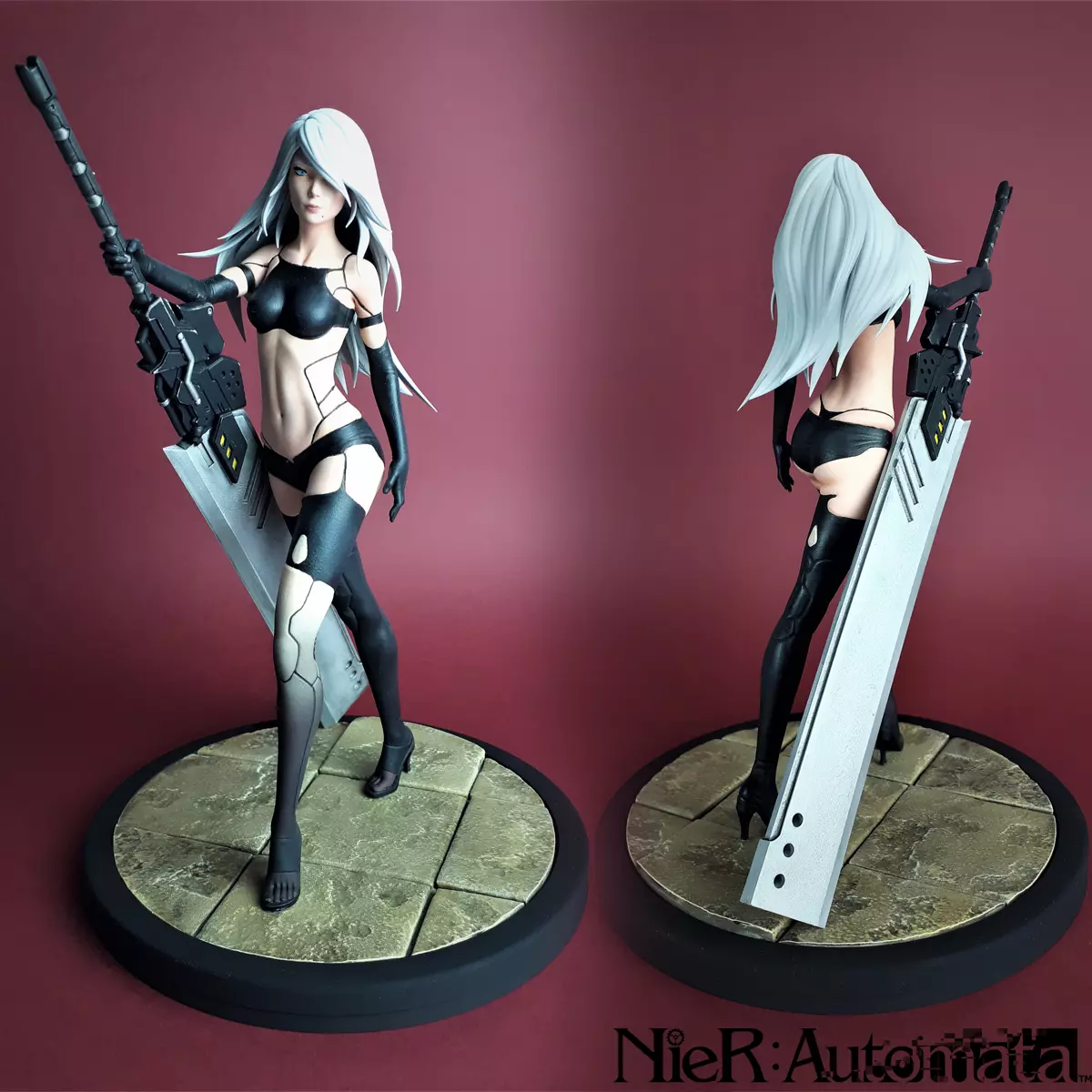 A2 Nier Automata figurine 3D print model_0