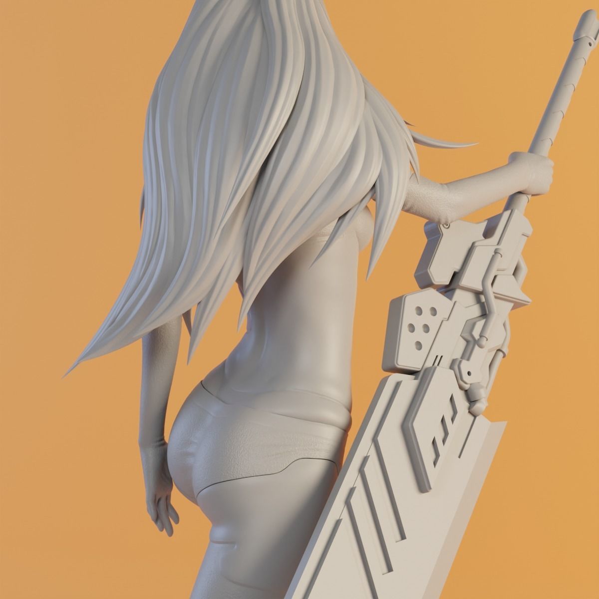 A2 Nier Automata figurine 3D print model_4