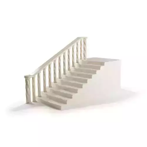 White Marble Railing