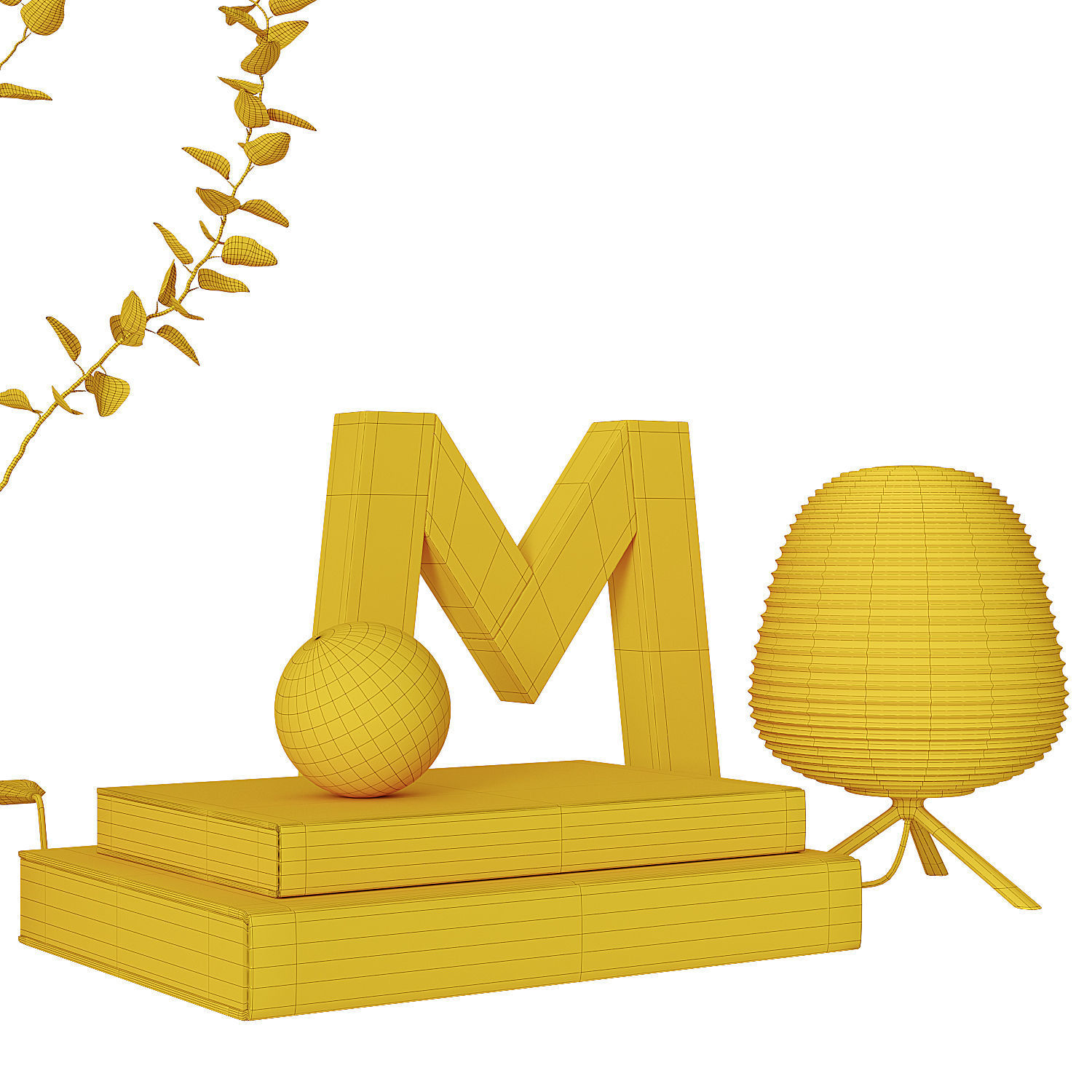 Decorative Set 14 3D model_9