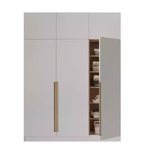 Wardrobe 8 with two doors 3D model