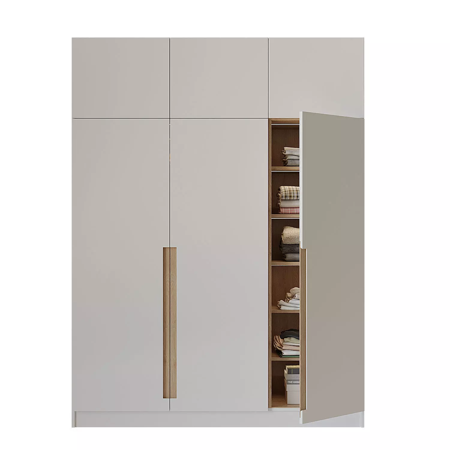 Wardrobe 8 with two doors 3D model_0