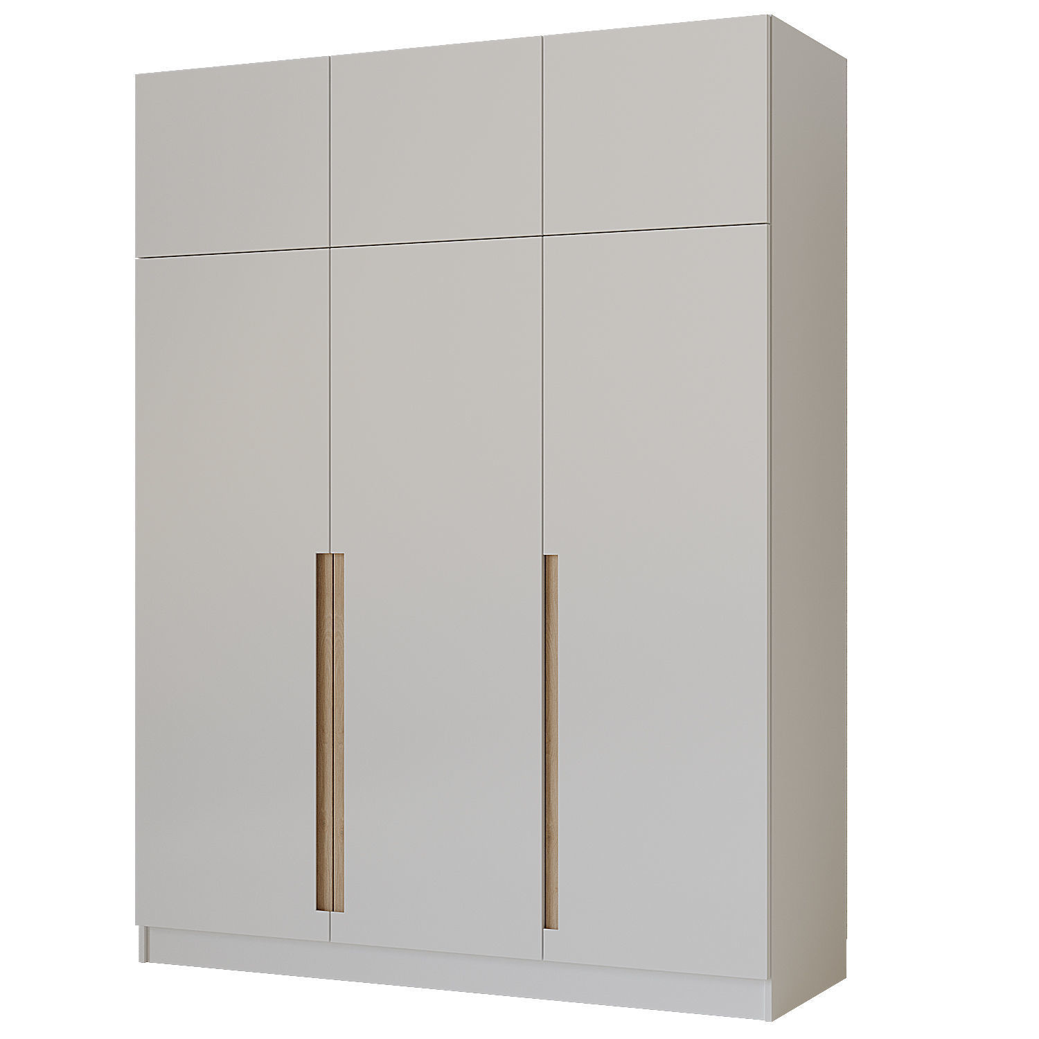 Wardrobe 8 with two doors 3D model_5