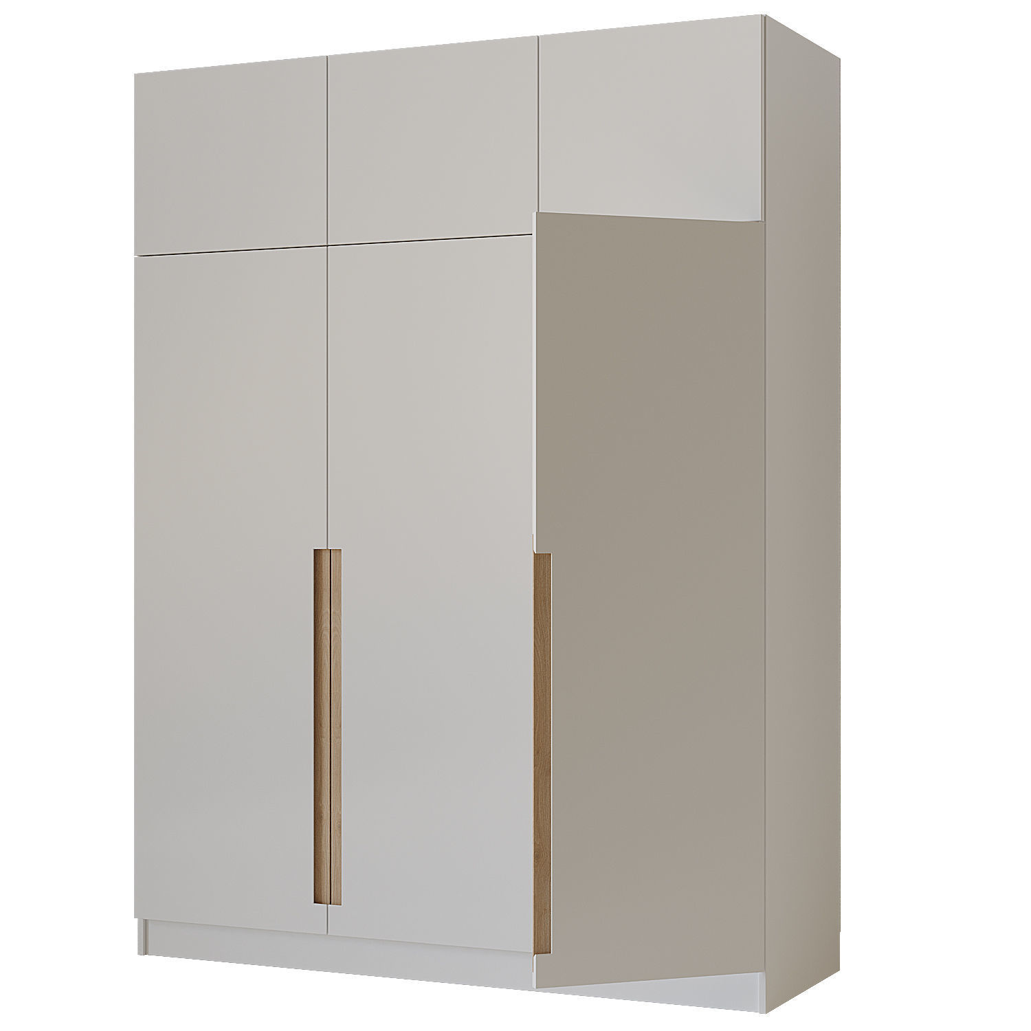 Wardrobe 8 with two doors 3D model_2