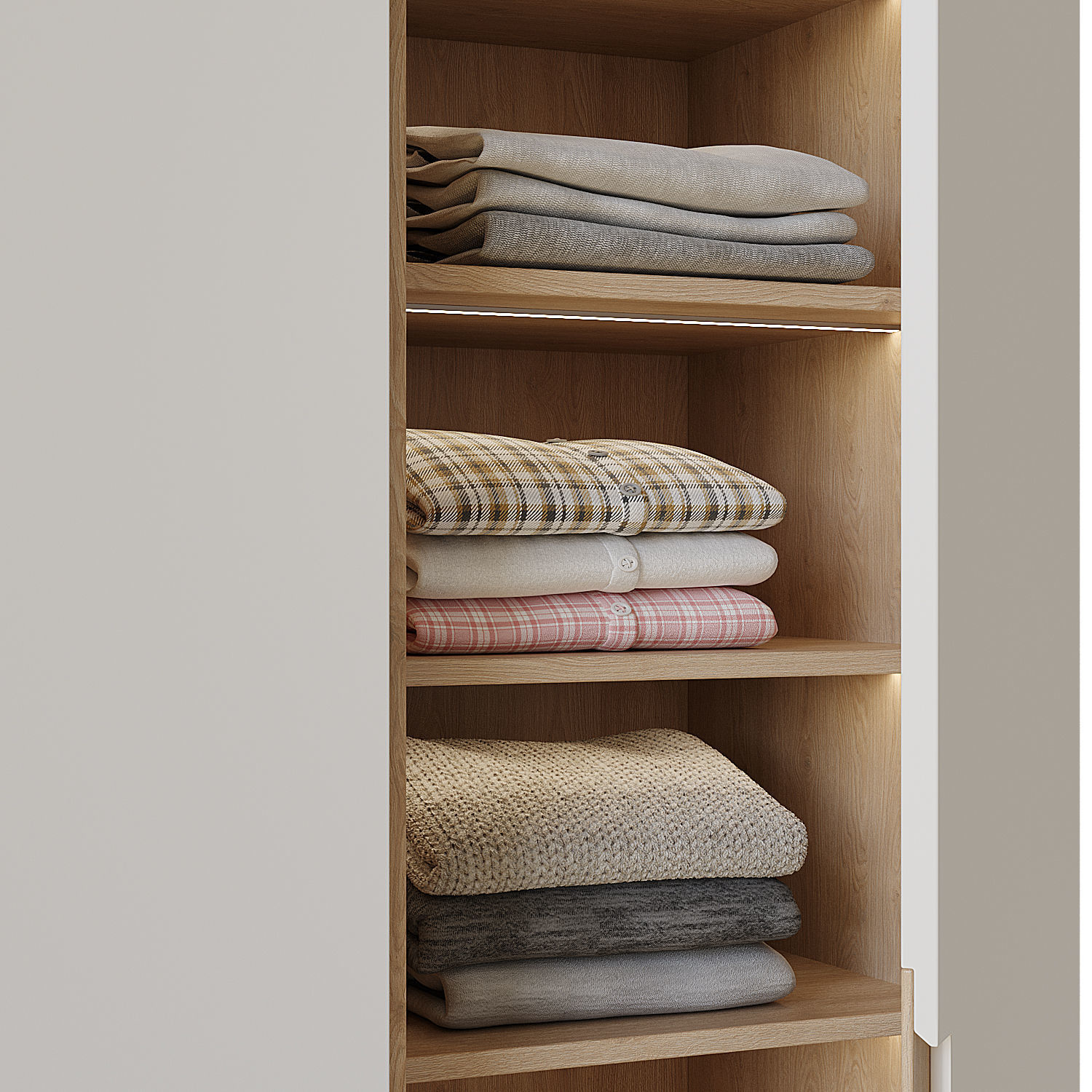 Wardrobe 8 with two doors 3D model_6