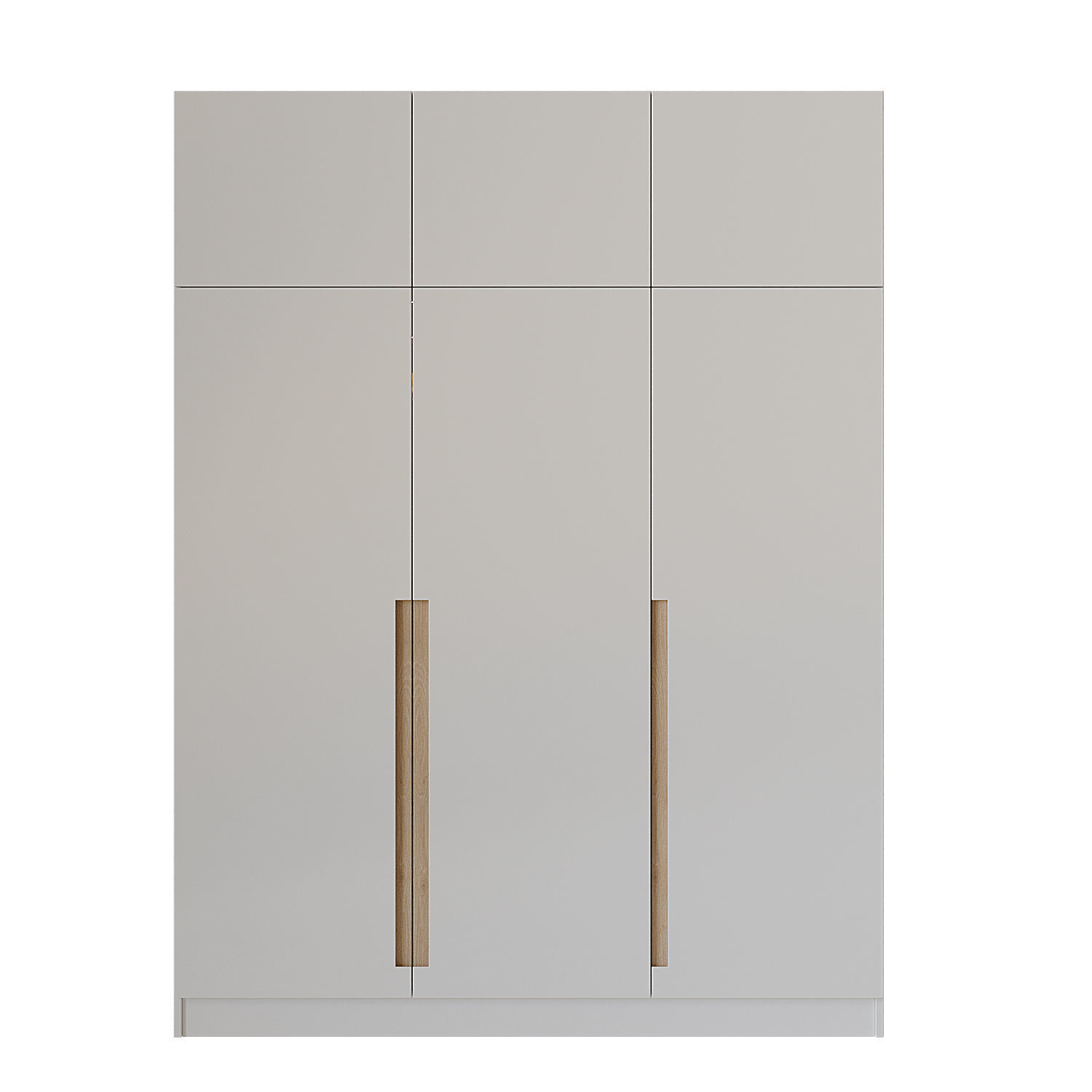 Wardrobe 8 with two doors 3D model_3