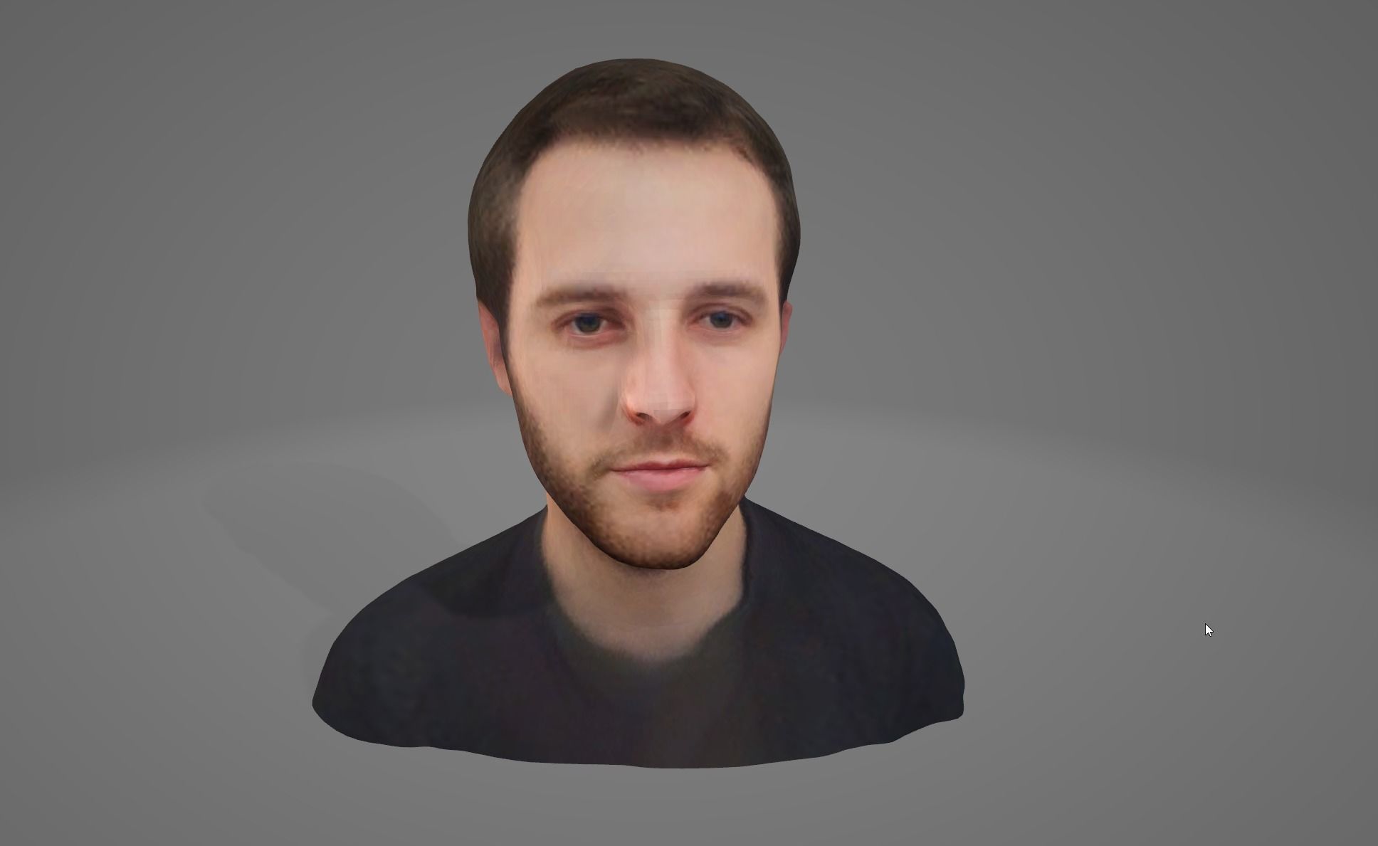 Character No 1 Not Rigged 3D model Low-poly 3D model_1