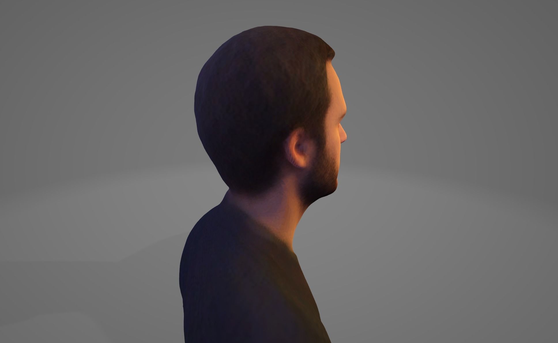 Character No 1 Not Rigged 3D model Low-poly 3D model_21