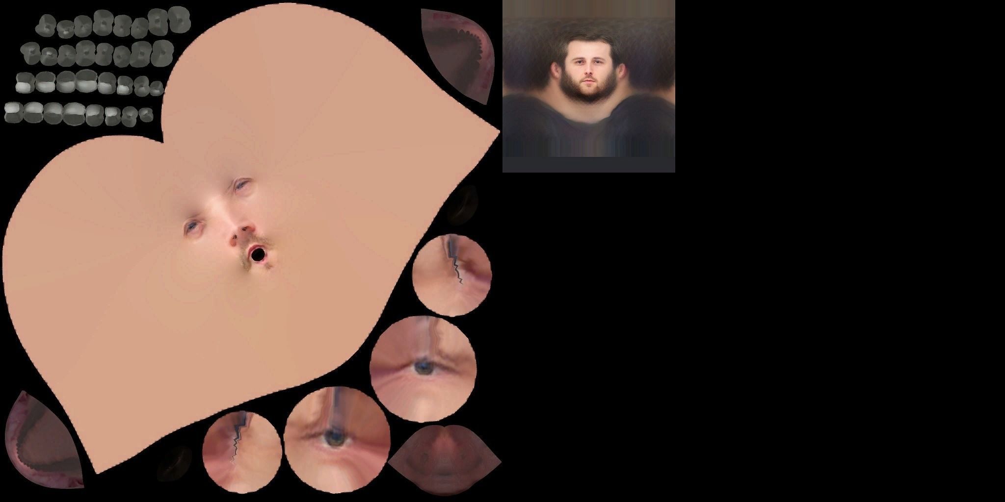 Character No 1 Not Rigged 3D model Low-poly 3D model_41