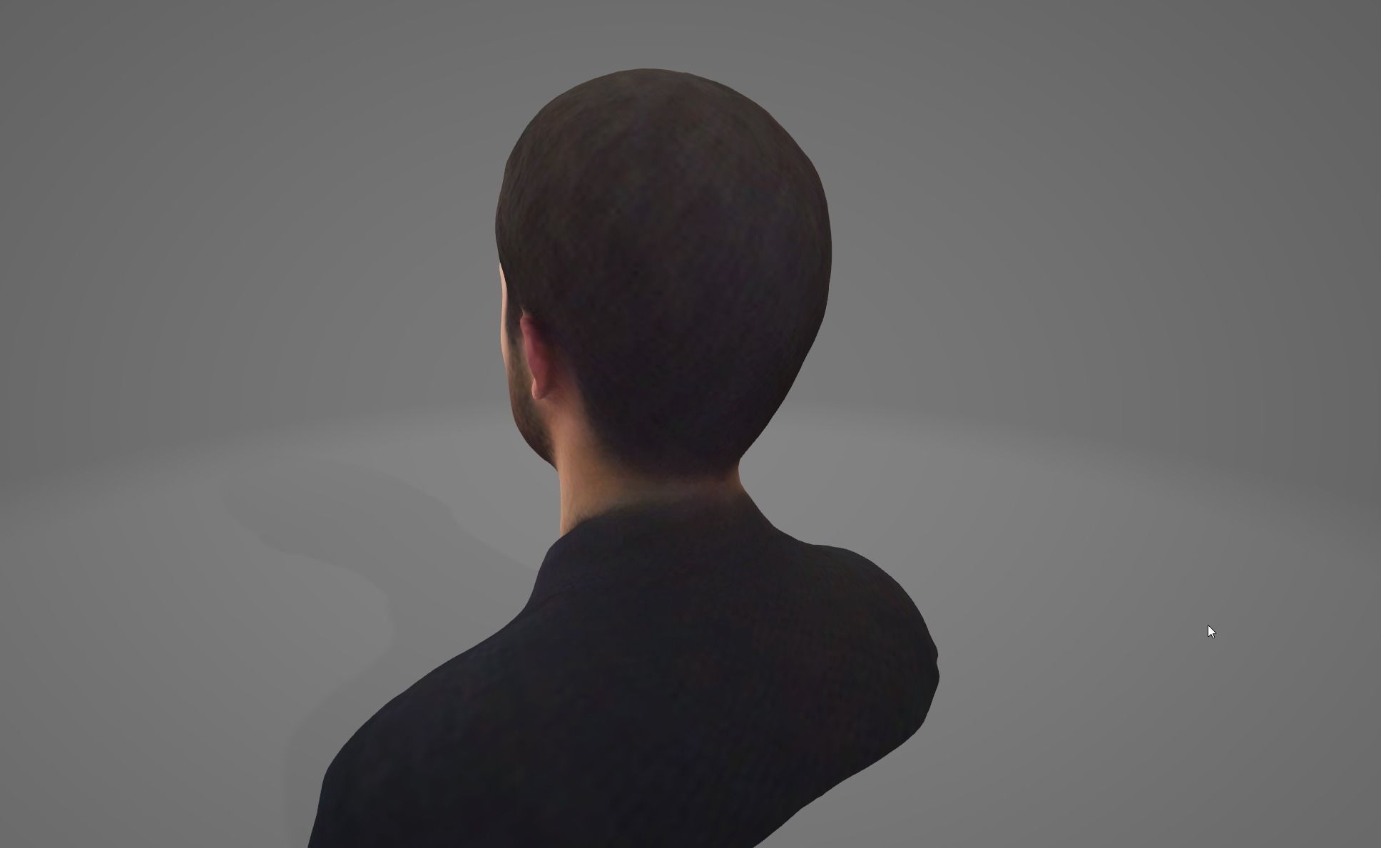 Character No 1 Not Rigged 3D model Low-poly 3D model_4