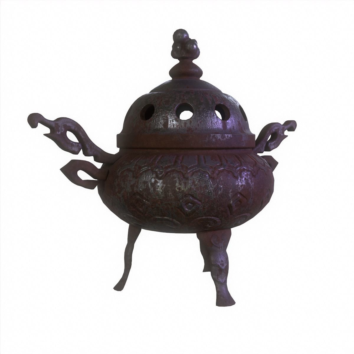 Magic Pot Low-poly 3D model_7