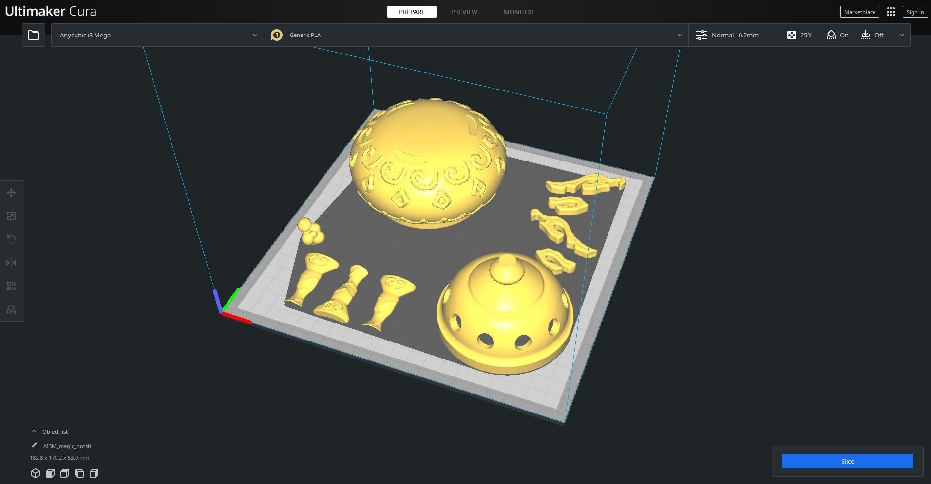 Magic Pot Low-poly 3D model_14