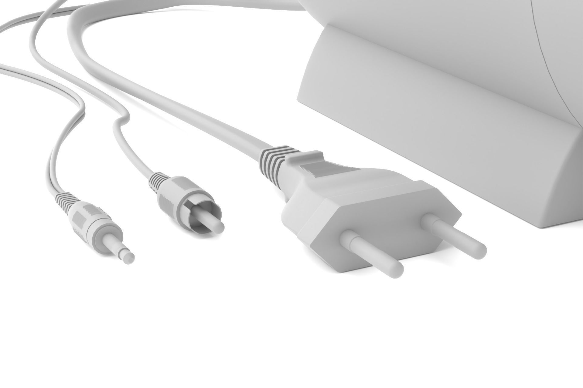 90s computer speakers 3D model_12