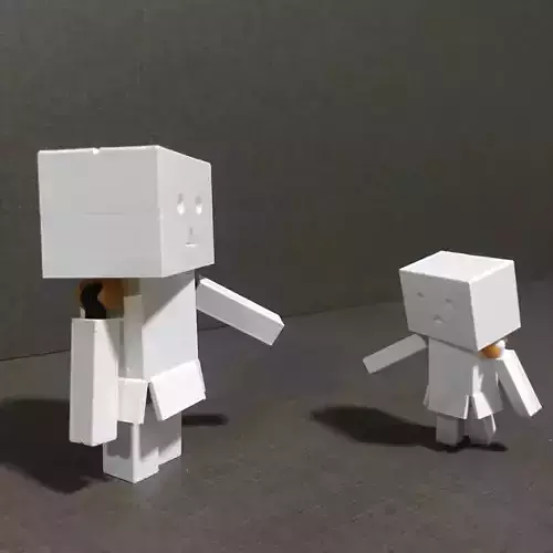 Amazon Box Bot Articulated 3D print model