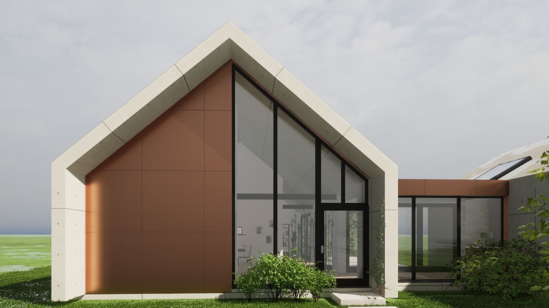 3 bedroom barn-house 3D model_9