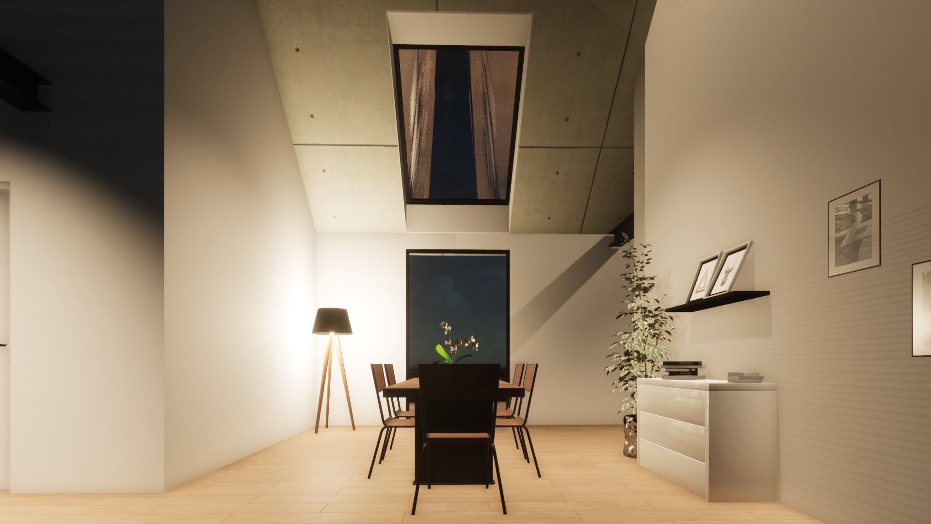 3 bedroom barn-house 3D model_5