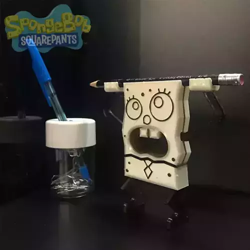 Doodle SpongeBob Pen Holder