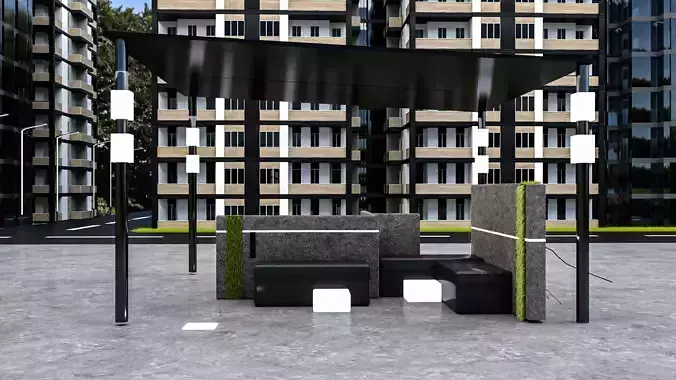 mobilya outdoor seating area