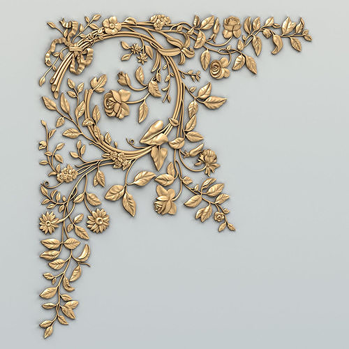 Corner decor 020 3D model