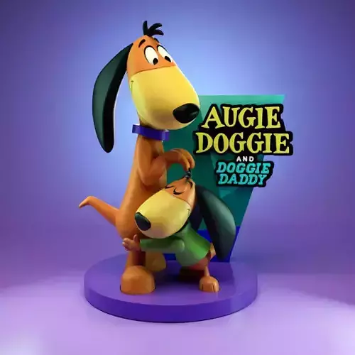 Augie Doggie and Doggie Daddy 3D print model