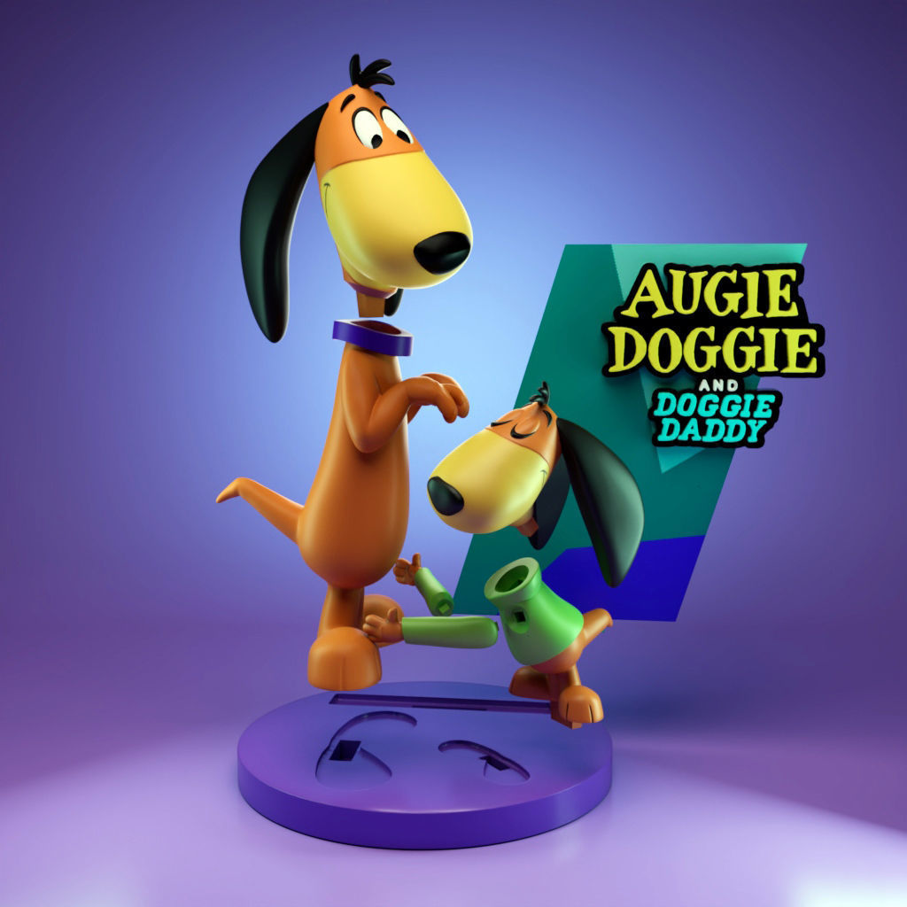 Augie Doggie and Doggie Daddy 3D print model_1