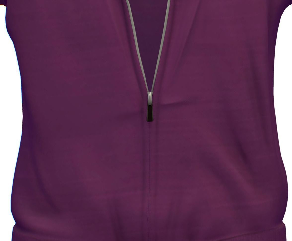 Cartoon High Poly Subdivision Purple Jacket Low-poly 3D model_2