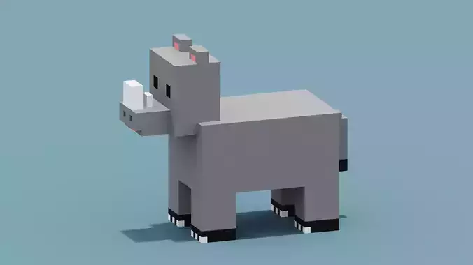 Voxel Rhinoceros