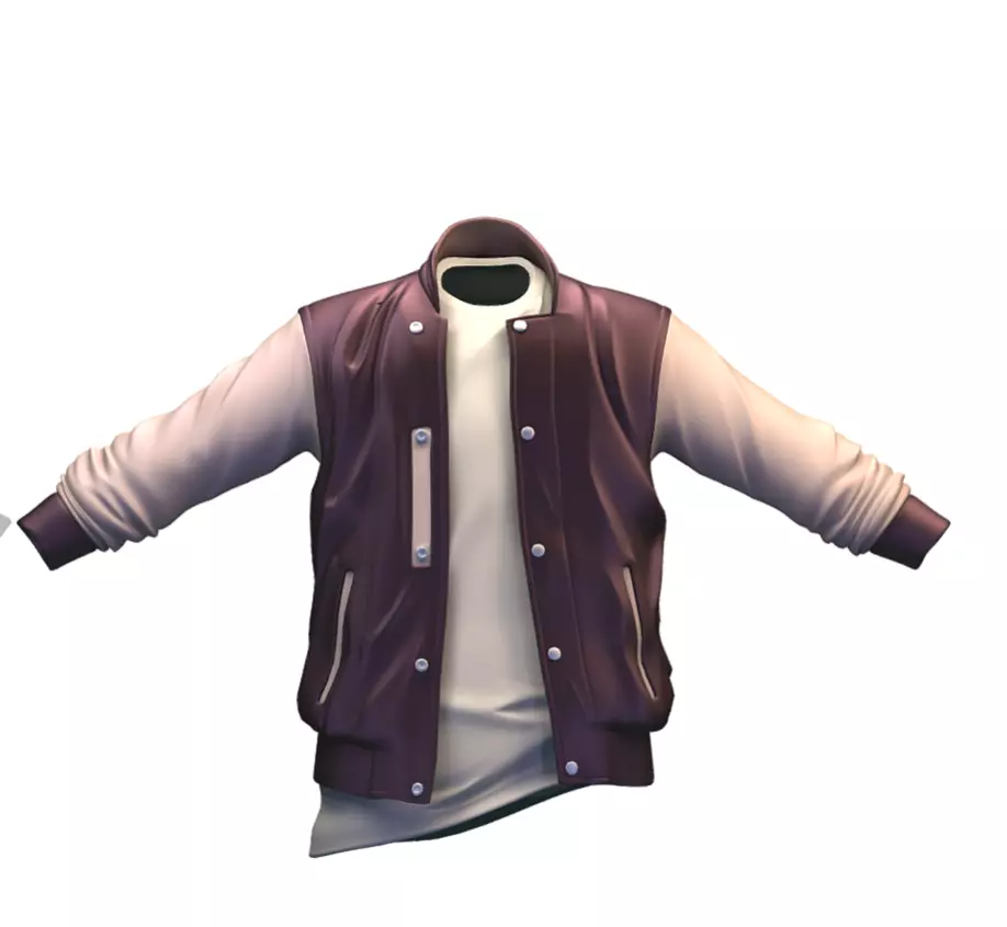 Cartoon High Poly Subdivision Pilot jacket Low-poly 3D model