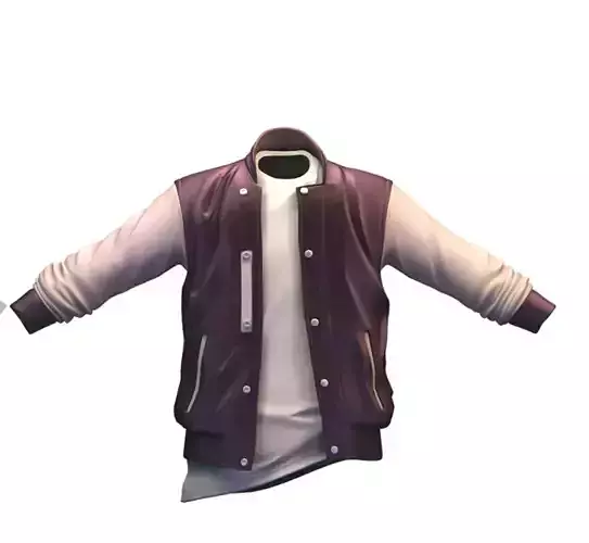 Cartoon High Poly Subdivision Pilot jacket