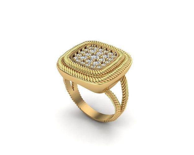 Jewelry ring 366 3D print model