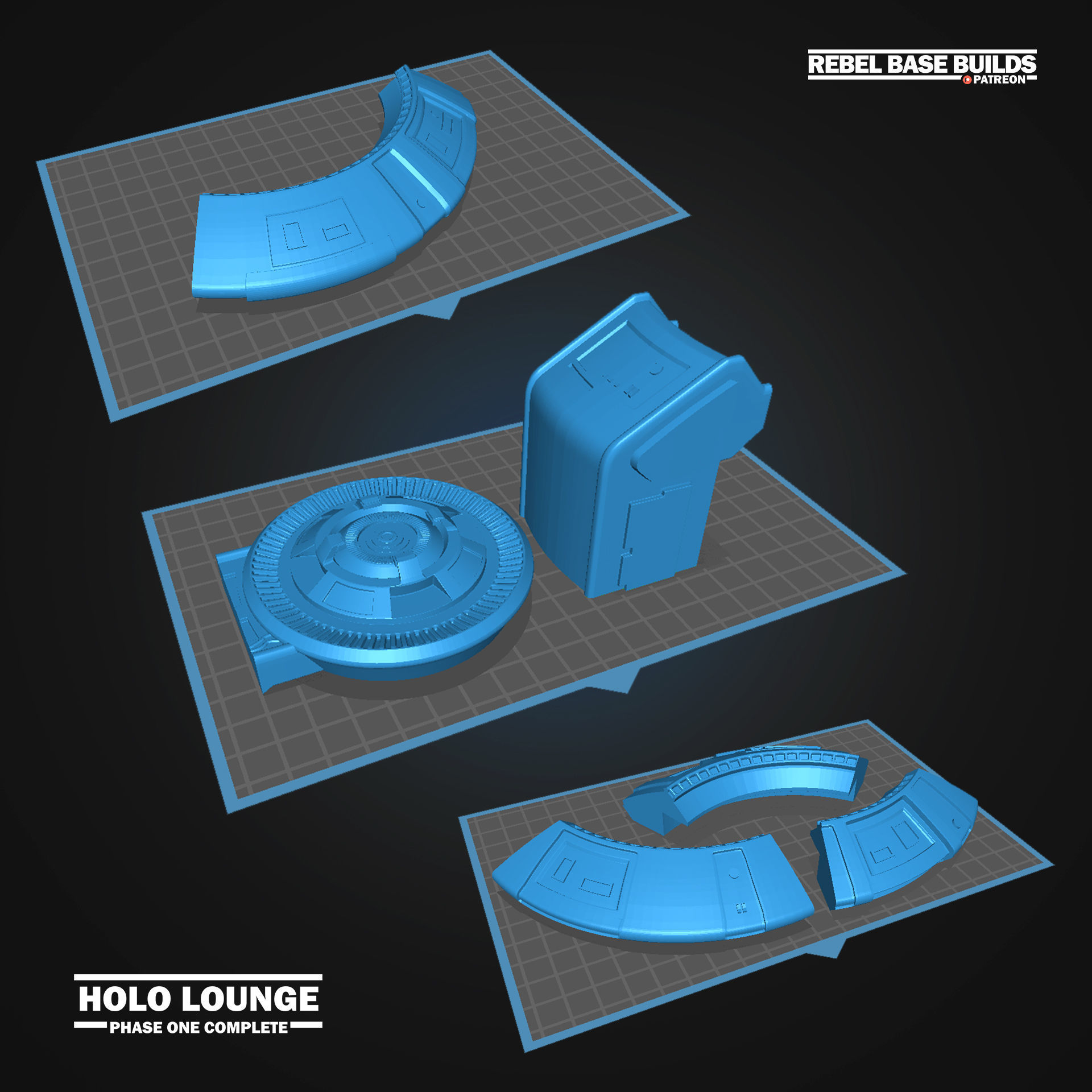 THE FALLEN ORDER - MANTIS STINGER DIORAMA - HOLO LOUNGE 3D print model_3