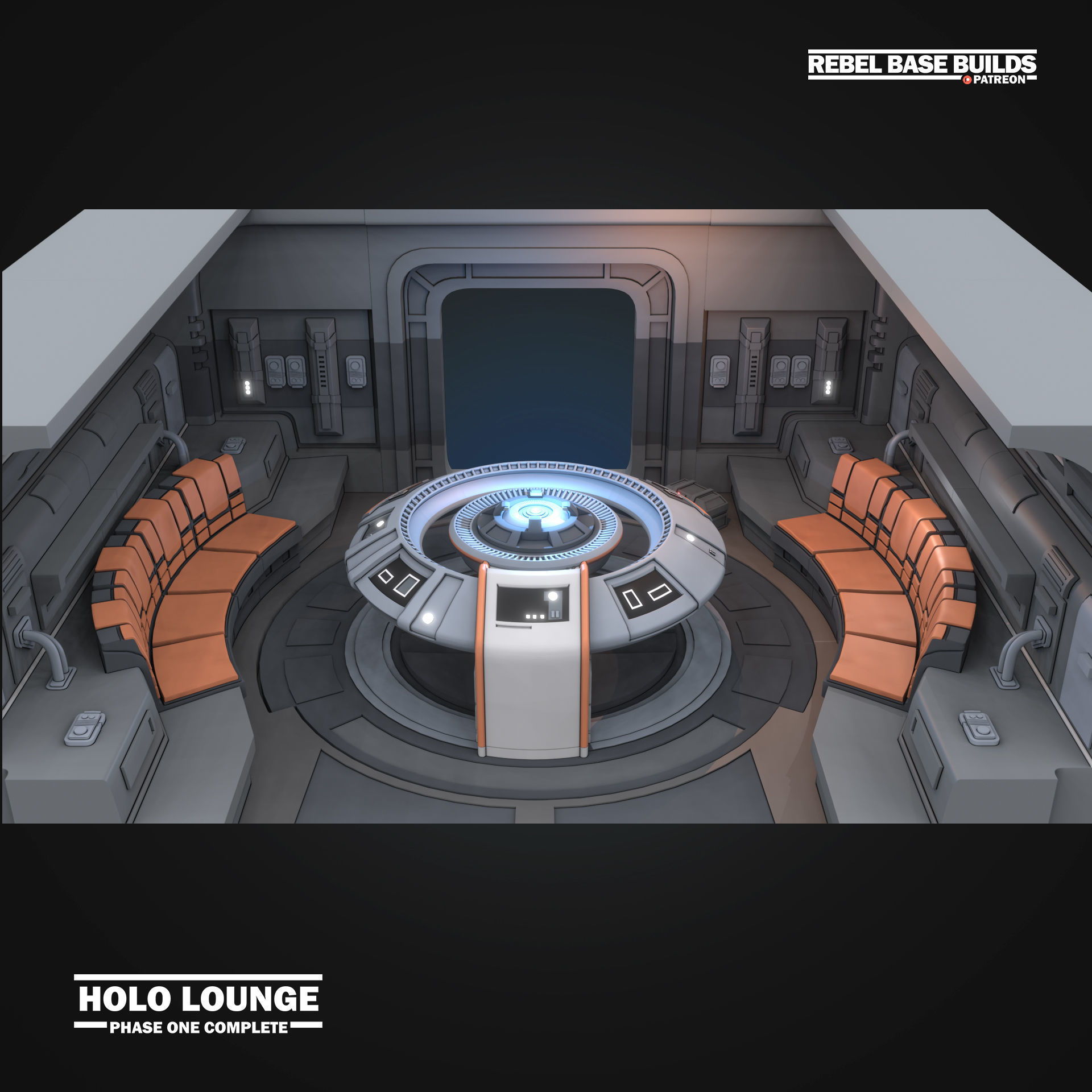 THE FALLEN ORDER - MANTIS STINGER DIORAMA - HOLO LOUNGE 3D print model_2