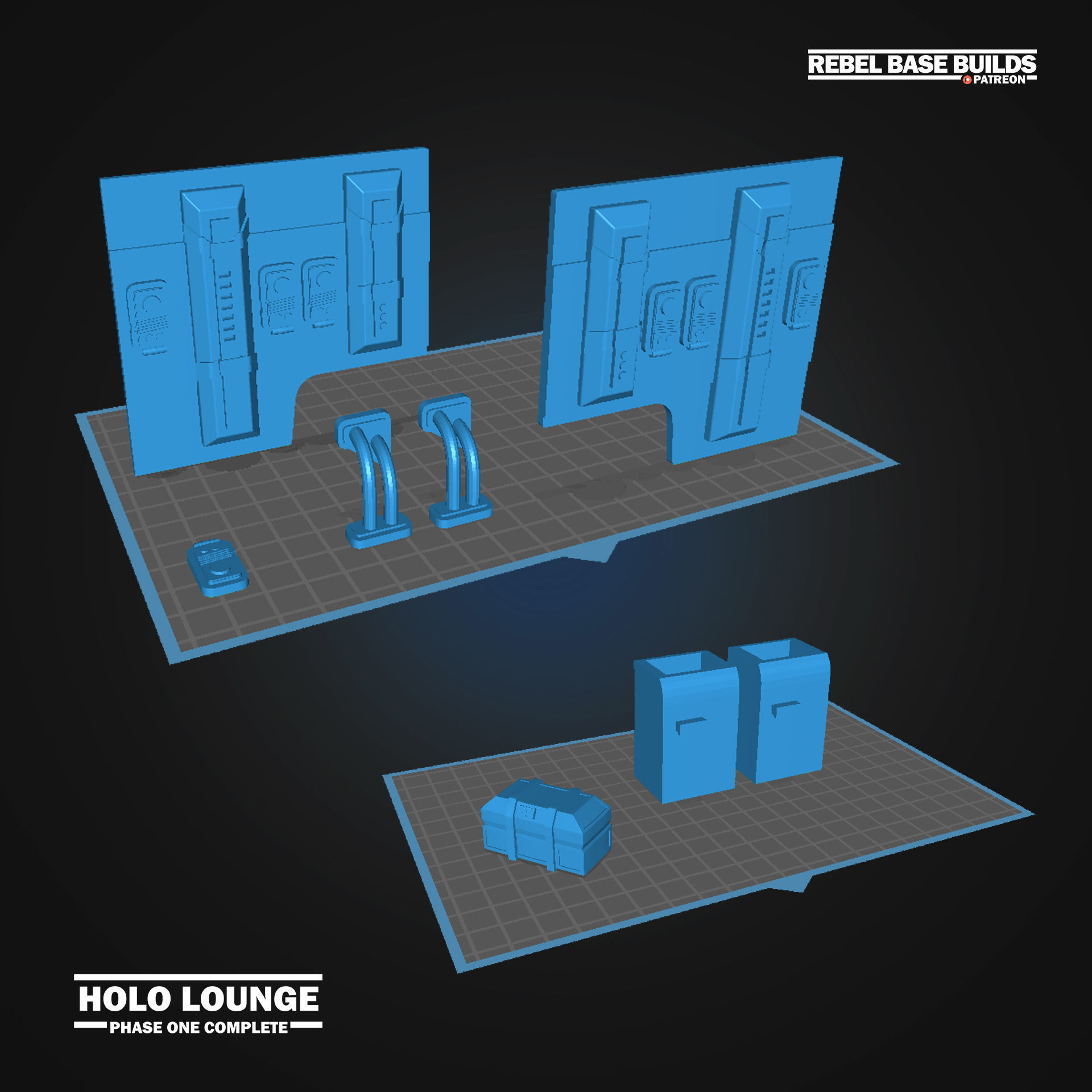 THE FALLEN ORDER - MANTIS STINGER DIORAMA - HOLO LOUNGE 3D print model_7